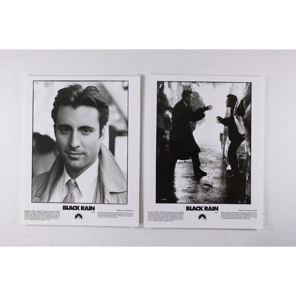 1989 BLACK RAIN Ridley Scott Movie press kit + 16 photos + production - Picture 7 of 10